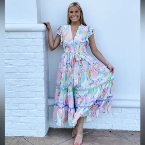 CROSBY by Mollie Burch Colorful Maxi Dress